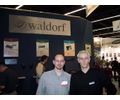 With Wolfram Franke at the Waldorf booth