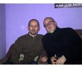 2003-12 Rostock. Backstage with Haujobb's mastermind Daniel Myer